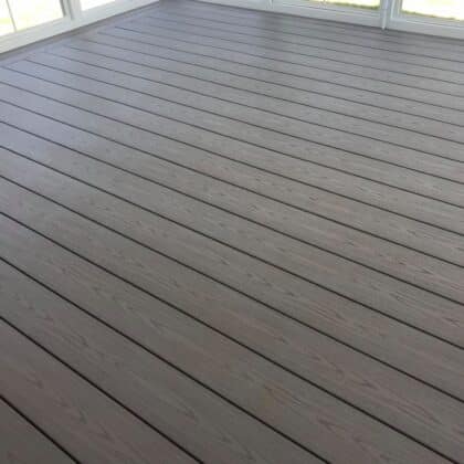 wooden composite deck