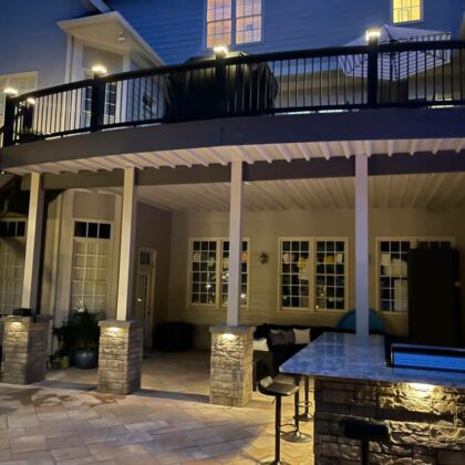 Elevated Deck with Lighting