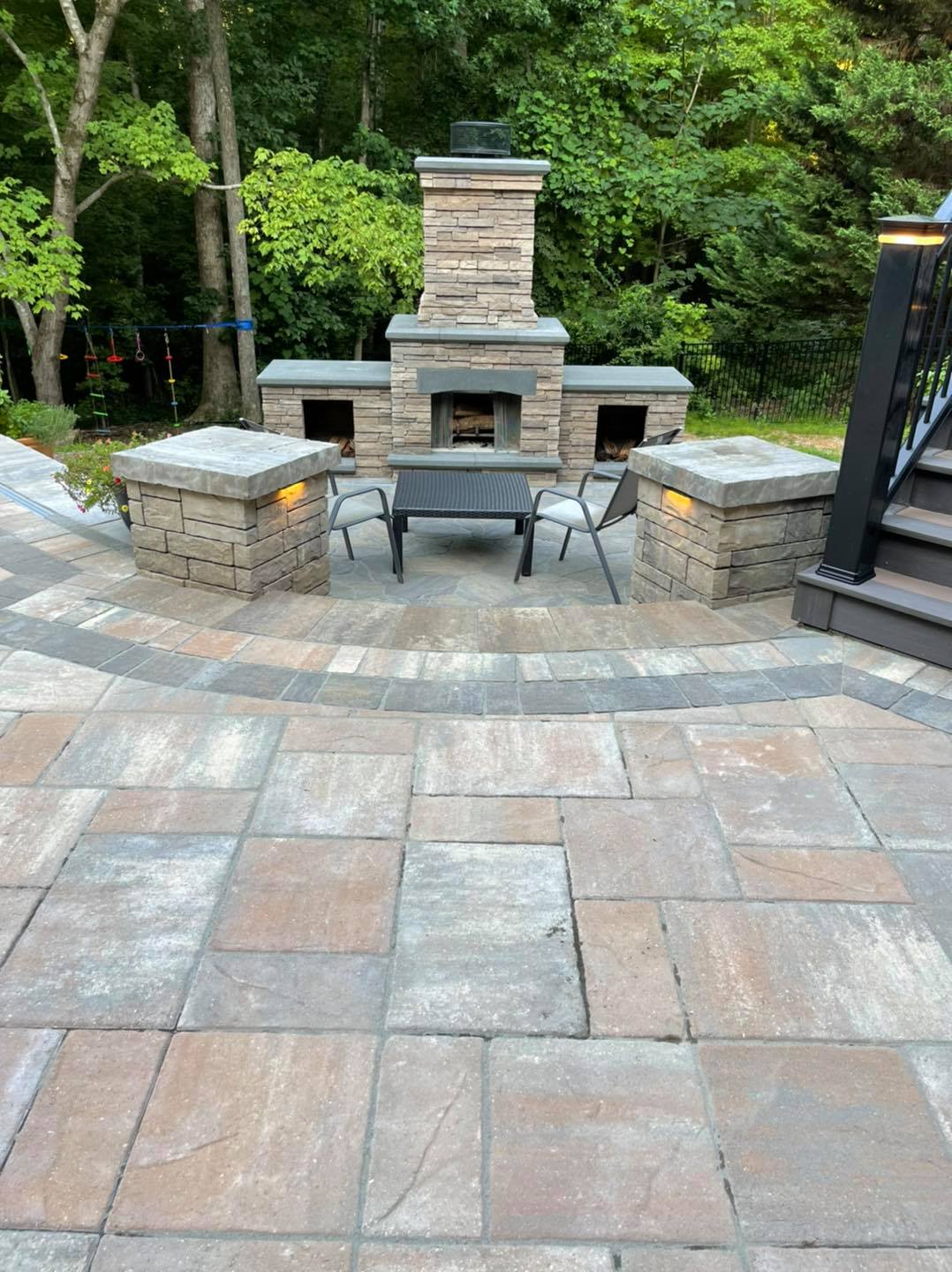 firepits over patio