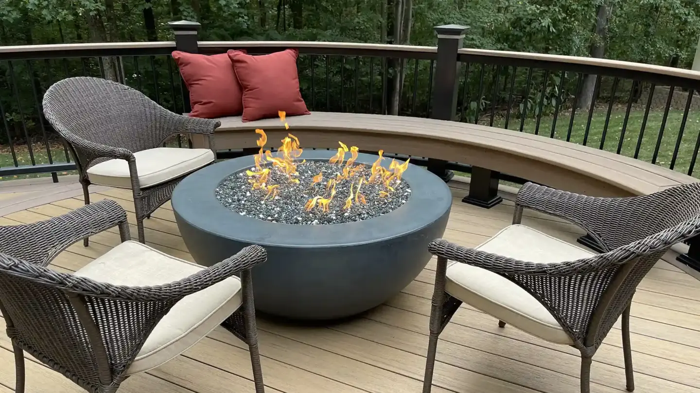 Safety Tips for Adding a Fire Feature to Your Deck or Patio
